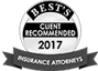 BESTS CLIENT RECOMMENDED 2017 INSURANCE ATTORNEYS
